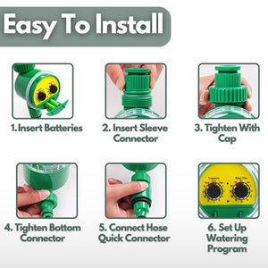 Weather resistant hose timer for outdoor irrigation systems