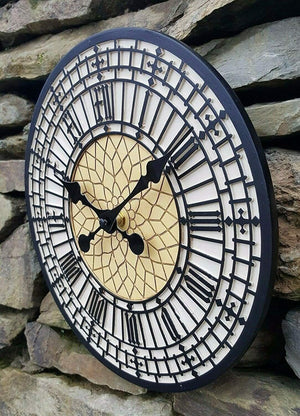 Big Ben Face Garden Outdoor Wall Clock 