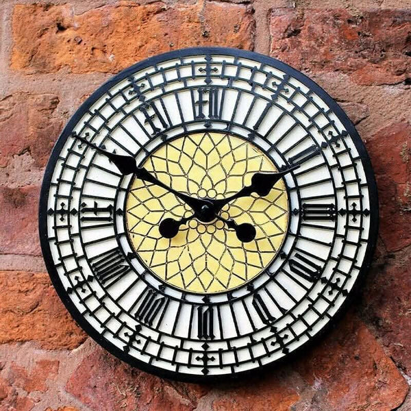 Big Ben Face Garden Outdoor Wall Clock 