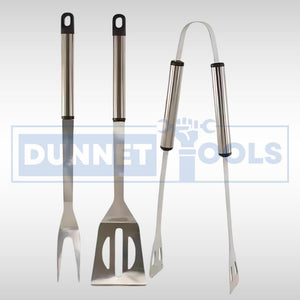 Barbecue tongs fork and spatula set