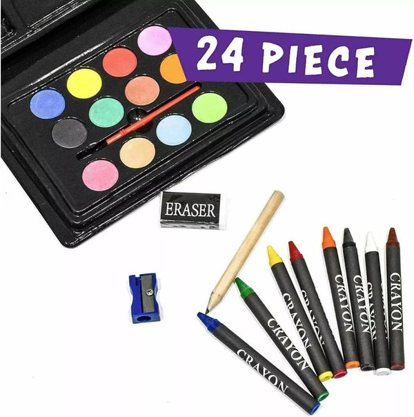 Art supplies set for beginner young artists