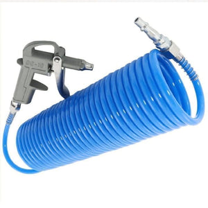 Air Hose and Blow Gun Flexible Air Compressor Tool Air Line Air Duster Recoil