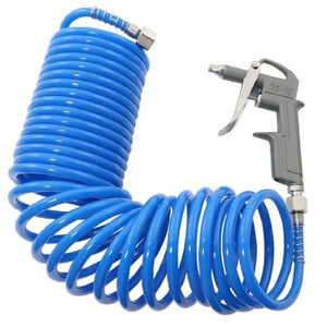 Air Hose and Blow Gun Flexible Air Compressor Tool Air Line Air Duster Recoil