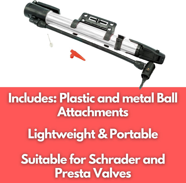 mini bike pump for mountain bike tyres