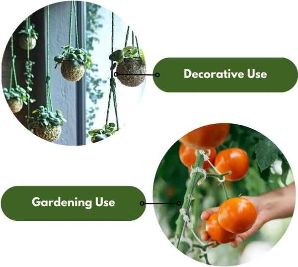 Strong jute string for gardening