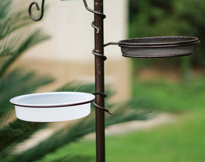 Outdoor bird feeder stand