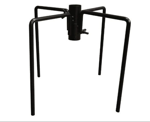 Four prong ground support for bird feeding station