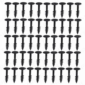 black plastic ground staples for weed control fabric
