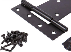 Heavy duty steel hinges for garden gates
