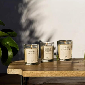 Decorative scented candle set for relaxing evenings