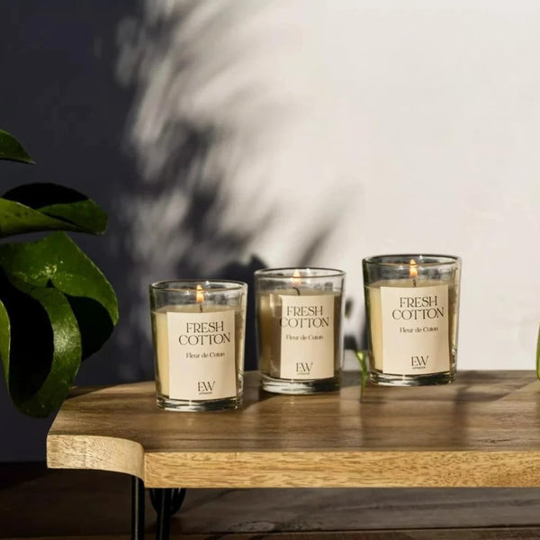 Decorative scented candle set for relaxing evenings