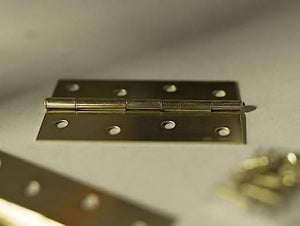 Brass plated door hinges with smooth folding design