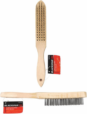 Brass brush for grill cleaning