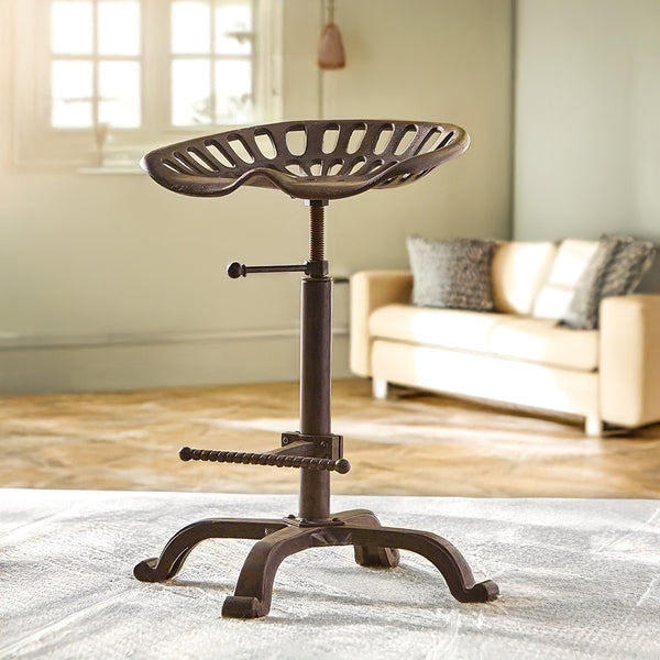 Rustic café style bar stool