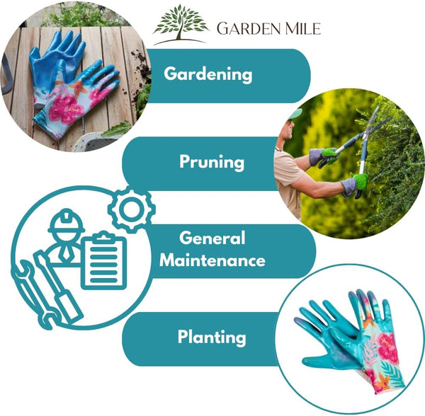 Protective gloves for weeding and gardening