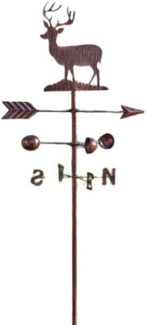 Stag silhouette wind direction marker