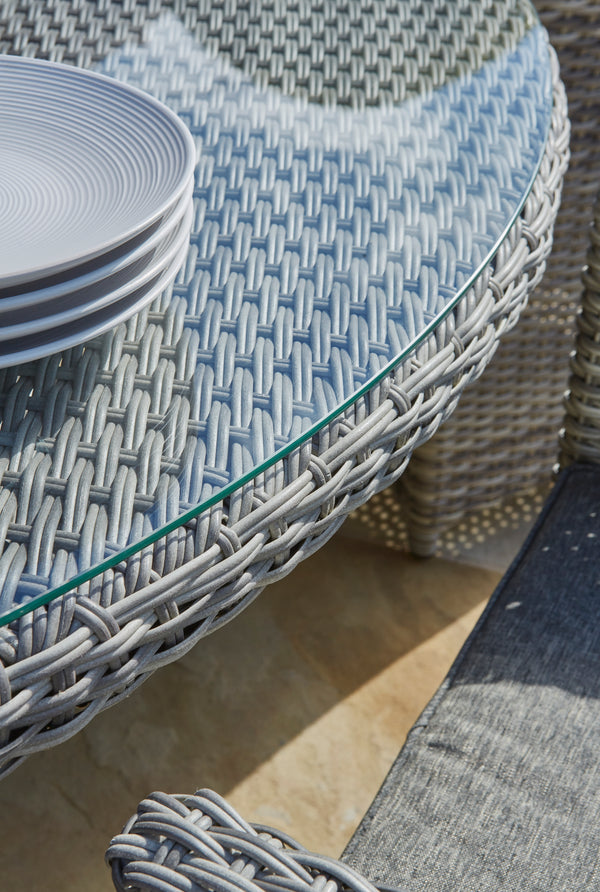 Grey weave garden furniture