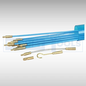 Wire pulling rods suitable for conduit and trunking installations.