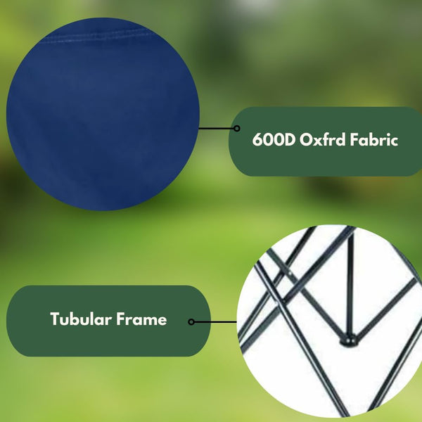 Lightweight blue outdoor camping seat