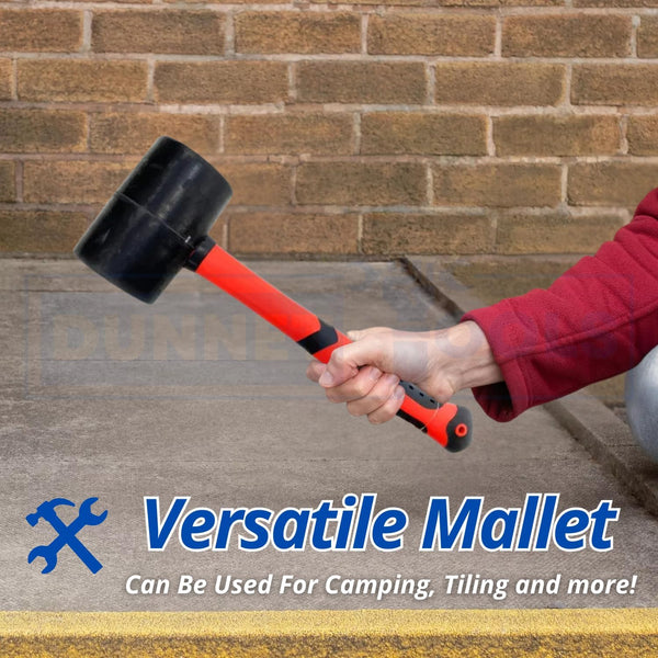 Rubber mallet designed for furniture assembly.