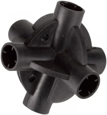 Cane connectors creating climbing plant support