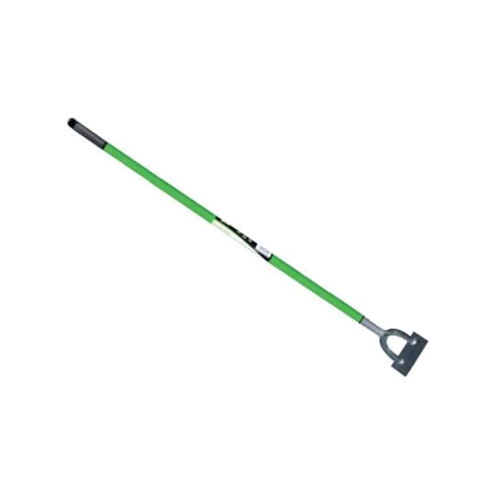 Carbon steel Dutch hoe with soft PVC handle for gardening