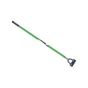 Carbon steel Dutch hoe with soft PVC handle for gardening