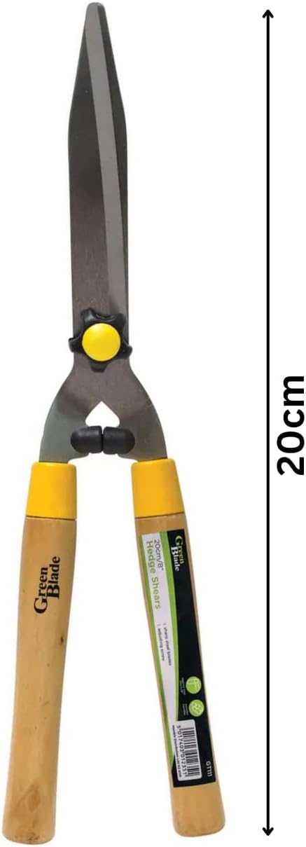 8 inch wooden handle garden shears