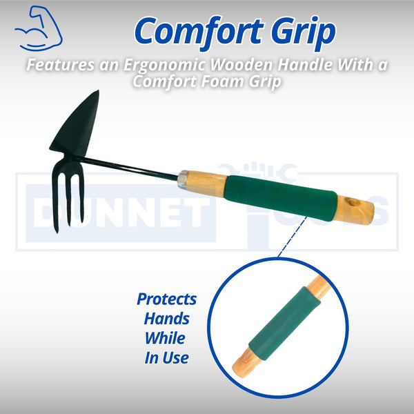 Carbon steel hand weeder for lawns