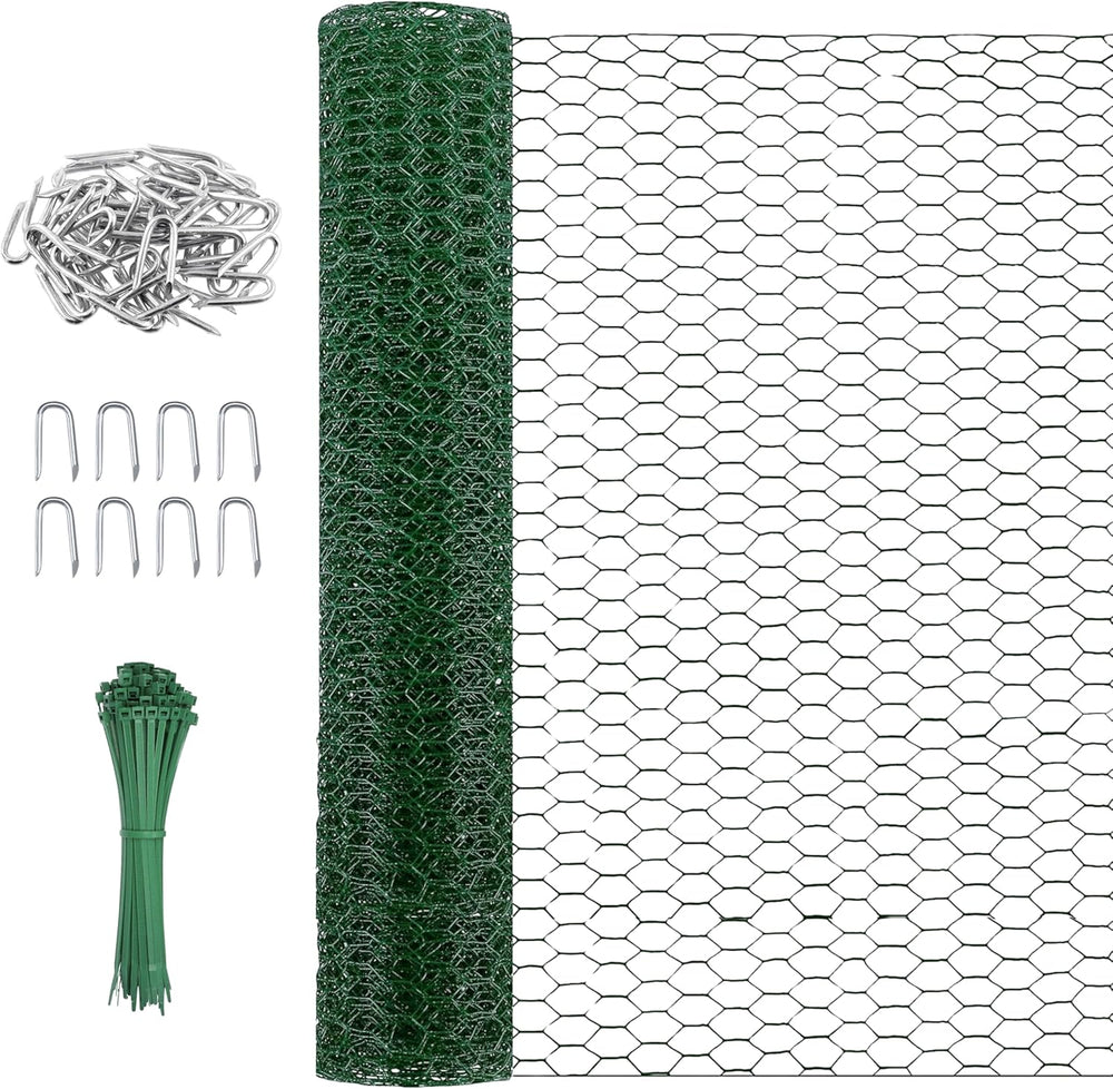 PVC coated chicken wire mesh roll