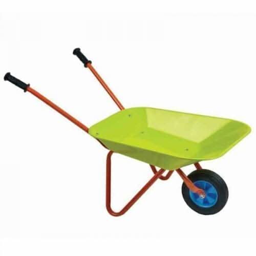 Children's garden wheelbarrow with metal frame