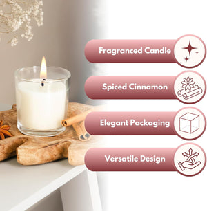Christmas scented candle