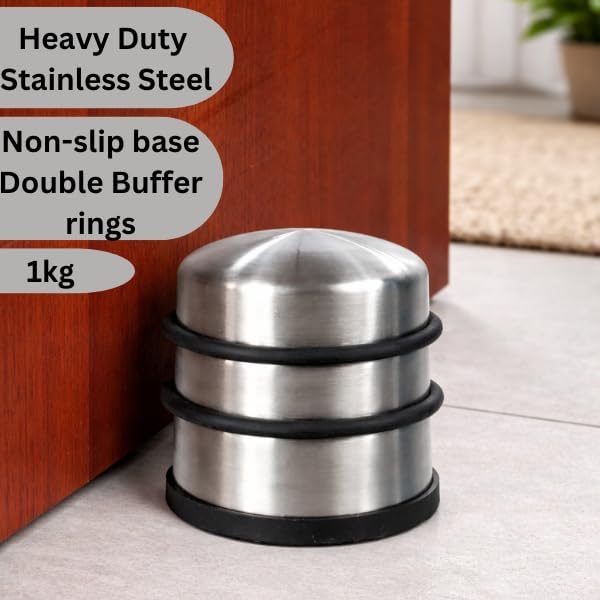 stainless steel floor door stop for home
