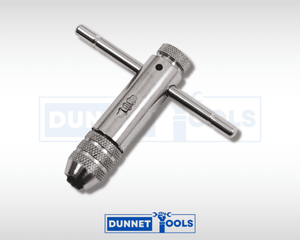 M3-M8 threading tool with polished chrome finish