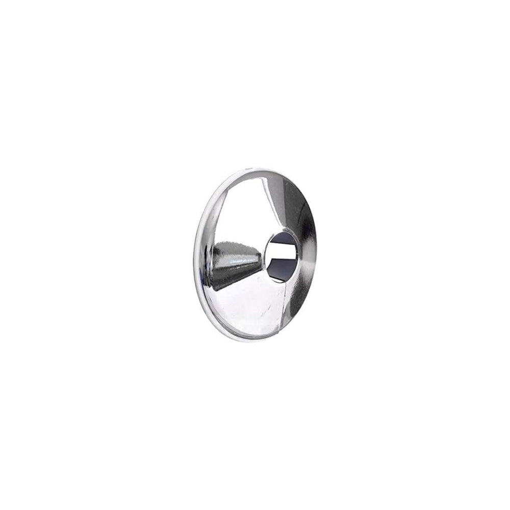 15mm chrome radiator pipe collars two pack