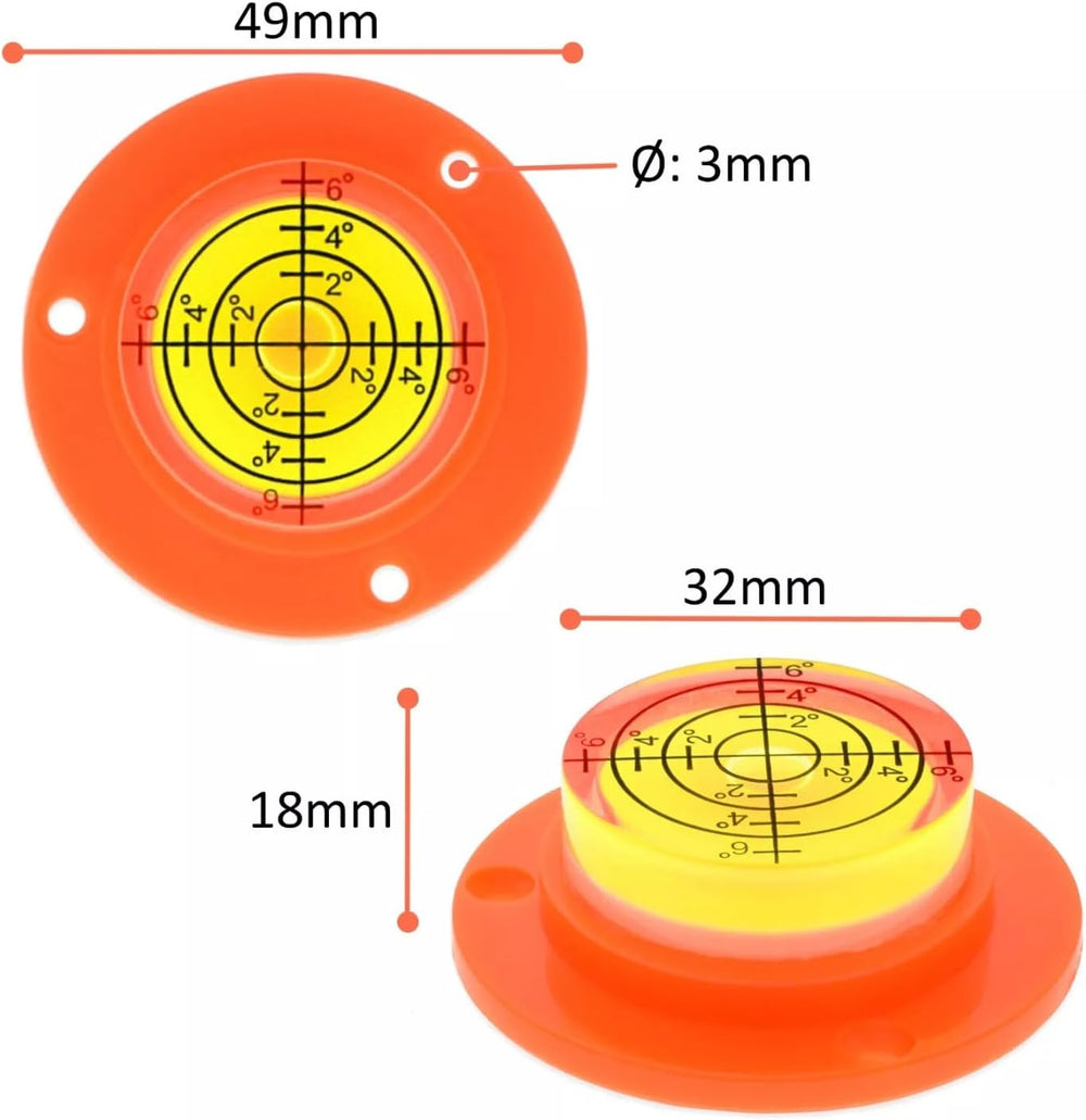 50mm bullseye spirit level