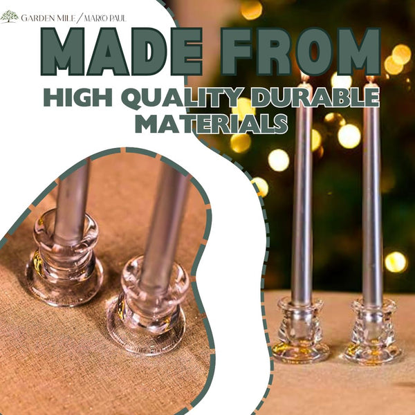 clear glass candle holder for weddings