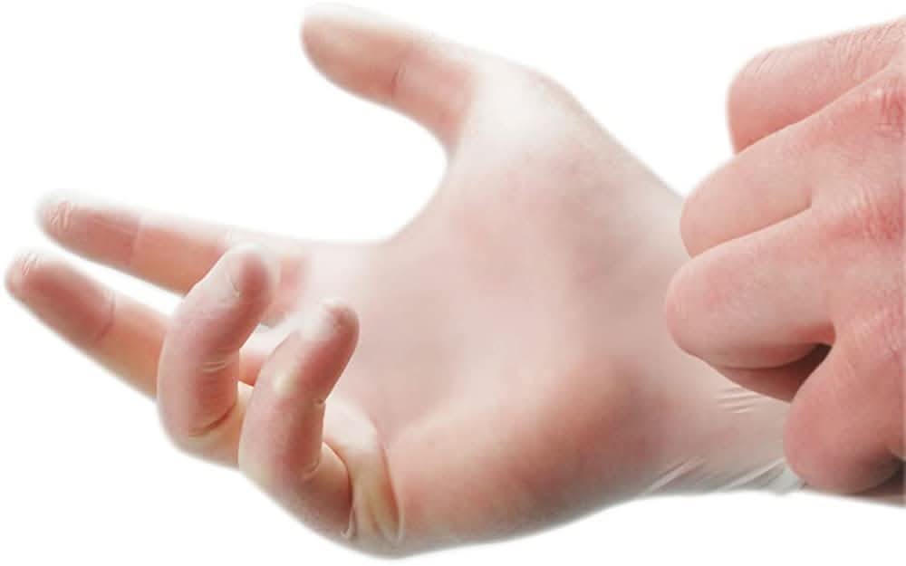Clear multi-purpose disposable vinyl gloves