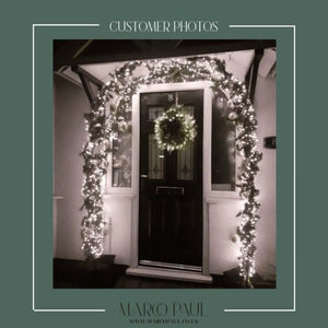 Outdoor garden arch for vines and climbing flowers