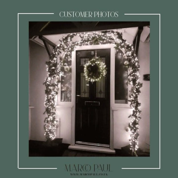 Outdoor garden arch for vines and climbing flowers