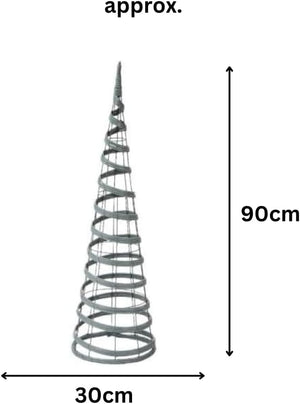 Metal garden obelisk for climbing plants