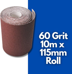 Coarse aluminium oxide sanding paper