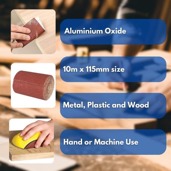 10 metre sanding paper roll