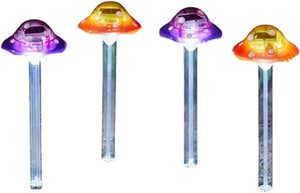 colourful solar mushroom lights for patios
