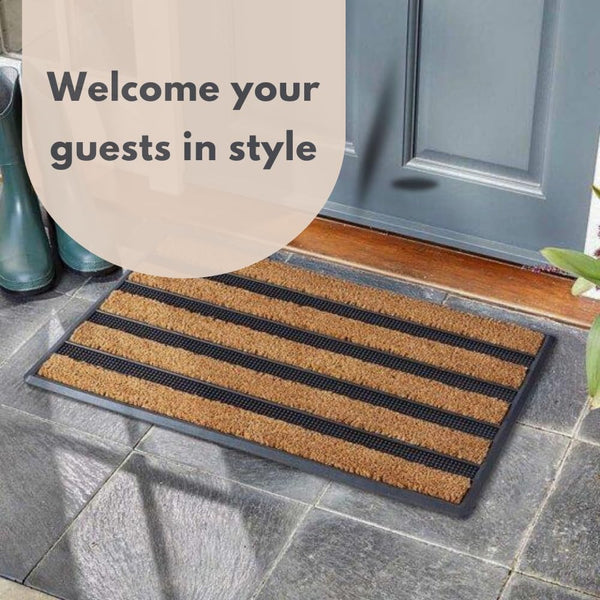 Coir boot scraper entrance mat