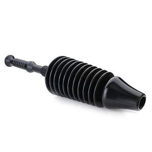 Compact bathroom plunger for home plumbing maintenance