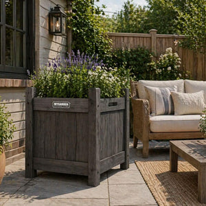 Garden planter box for flowers and vegetables