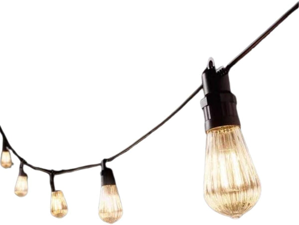 Connectable outdoor patio string lights