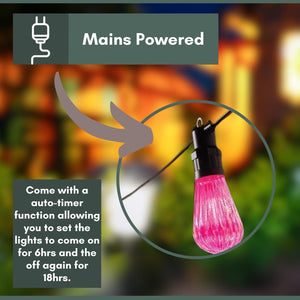 weather resistant string lights for garden parties