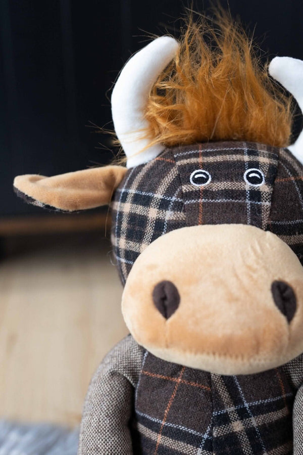 Cute Highland cow home décor door stopper